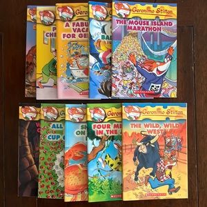 10 Geronimo Stilton paperback book set